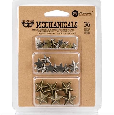 Prima Marketing Mechanicals Embellishments Mini Stars